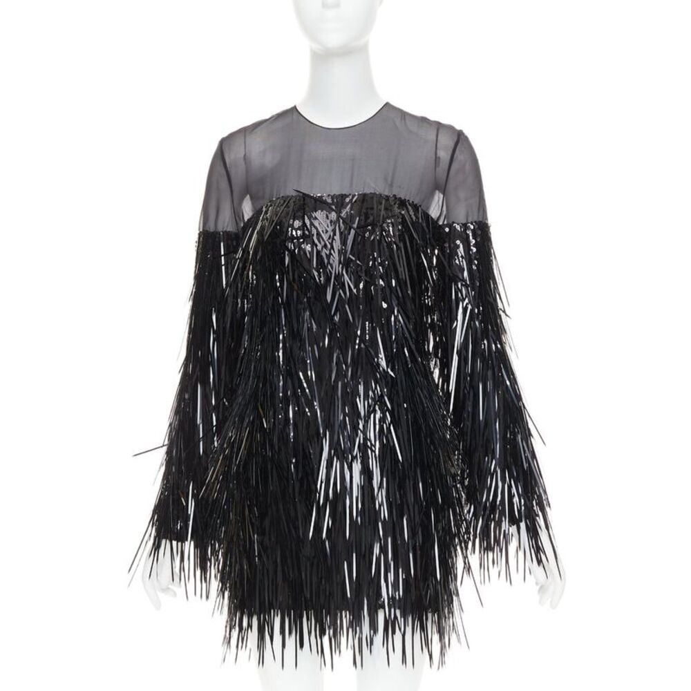 Alexandre Vauthier Sequin Sheer Dress